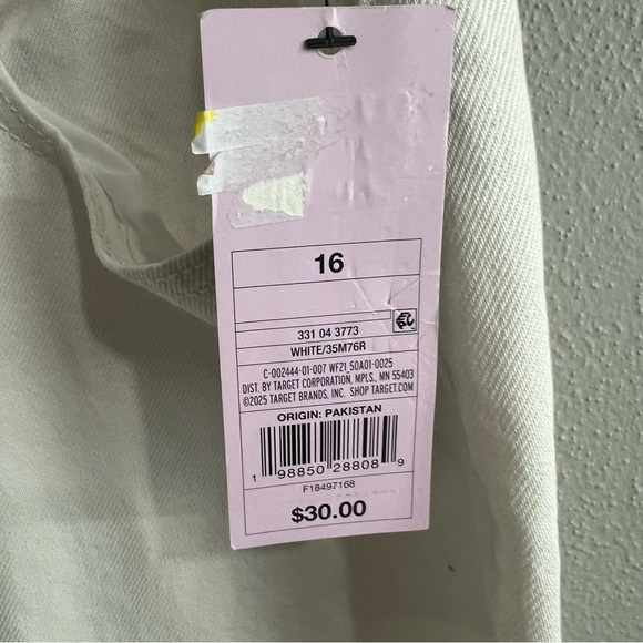 Wild Fable low rise baggy jeans SZ 16.‎ 100% cotton. NWT retails $30 - Picture 8 of 8